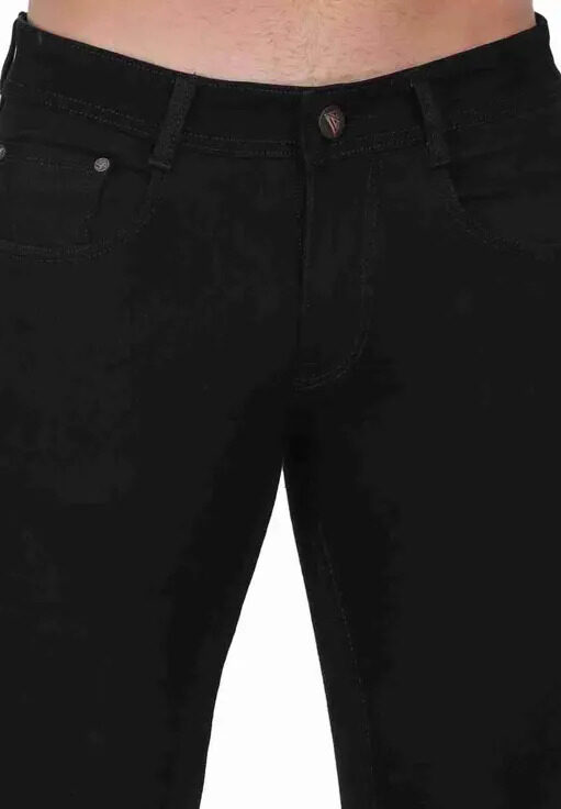 Designer Black Knee cut Jeans