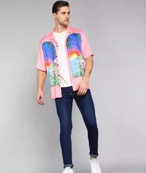 Dennie Foste Mens Carbon Blue Denim Jeans