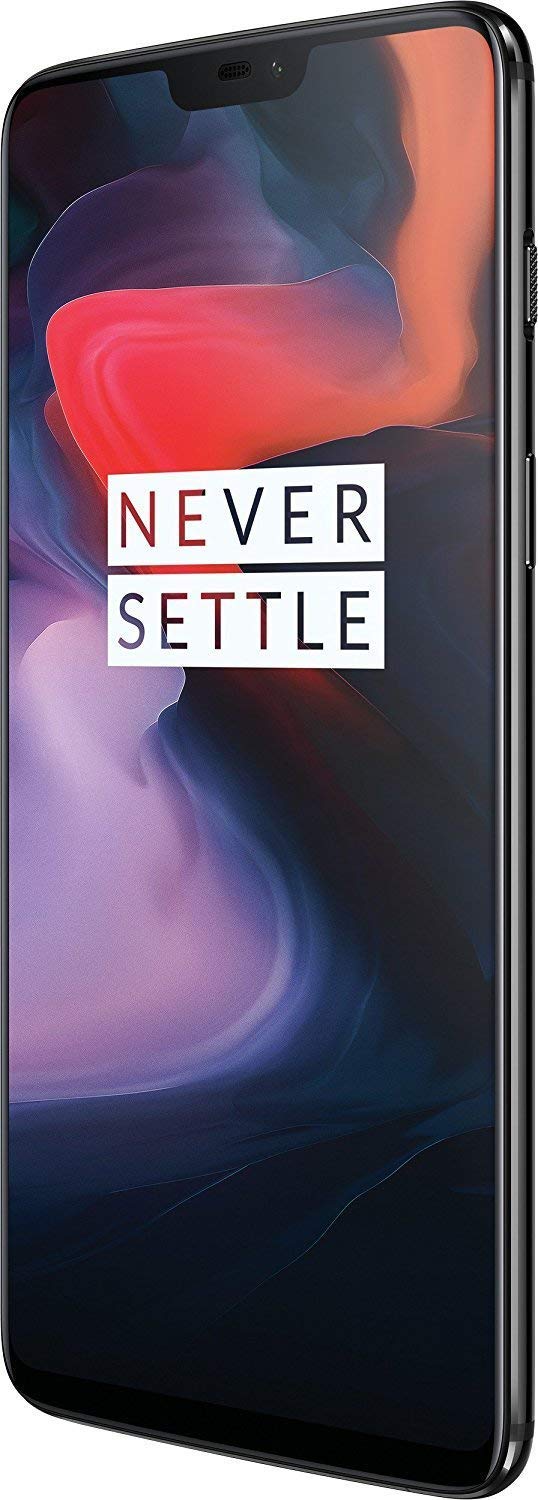 (Renewed) OnePlus 6 (Mirror Black, 6GB RAM, 64GB Storage)