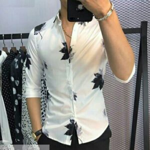 TRENDY MEN'S DIGITAL PRINTED FORMAL SHIRT