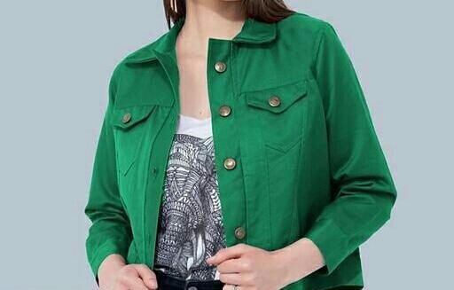 Stylish Women Cotton Blend Jacket