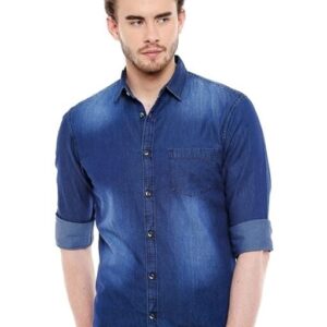 Trendy Sensational Denim Men Shirt