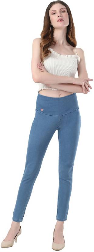BLUE DENIM JEGGINGS, BLUE DENIM Jeggings