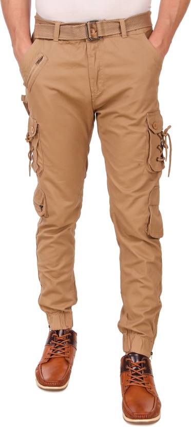 Men Pure Cotton Cargo