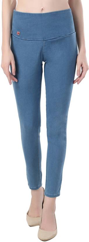 BLUE DENIM JEGGINGS, BLUE DENIM Jeggings