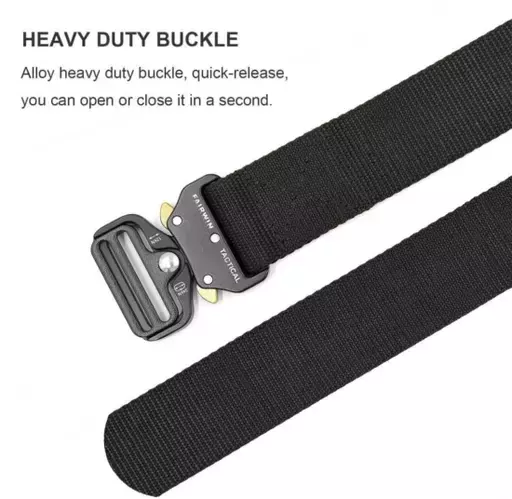 Winsome Deal Canvas Black Regular Belt