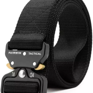 Winsome Deal Canvas Black Regular Belt