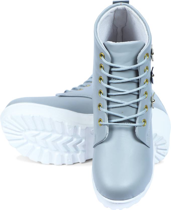 Women High Ankle Stylish Ladies Casual Boots (R-Boot-9611-P-3) Boots For Women  (Pink)