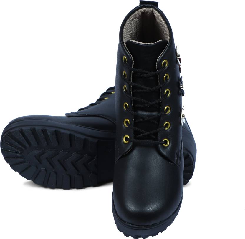 Women High Ankle Stylish Ladies Casual Boots (R-Boot-9611-P-3) Boots For Women  (Pink)