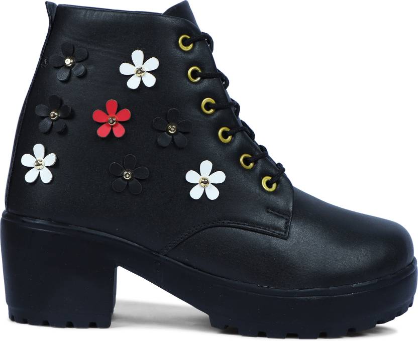 Women High Ankle Stylish Ladies Casual Boots (R-Boot-9611-P-3) Boots For Women  (Pink)