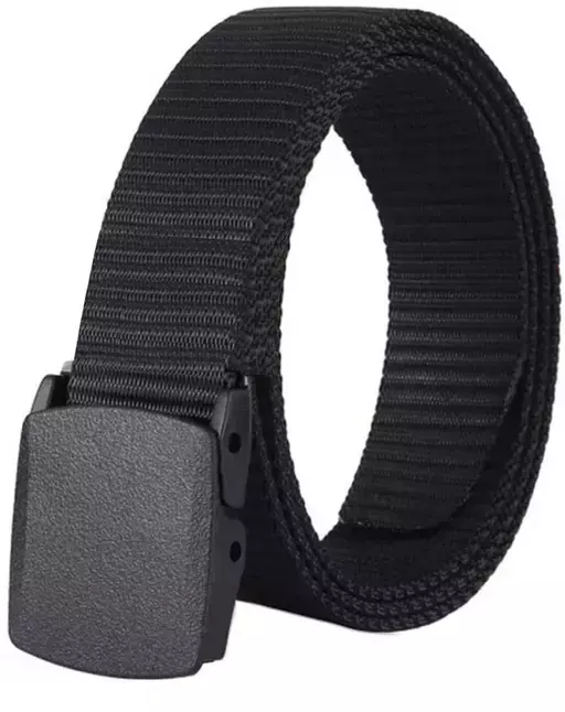 Casual Black Nylon Belt